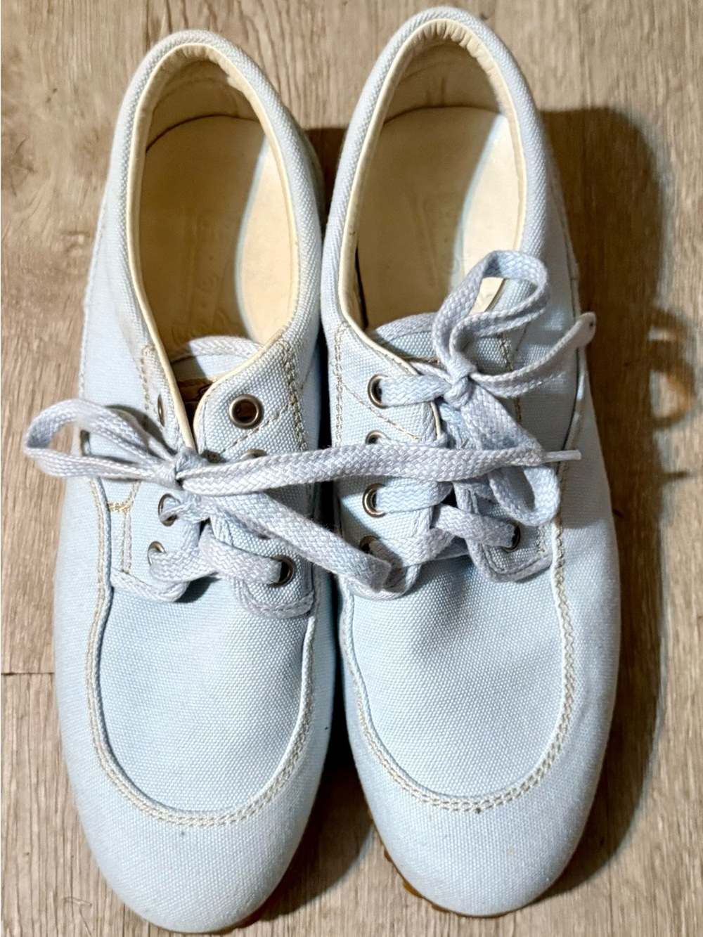 Hogan by Tod's Scarpa H. Easy Donna Blue Canvas Sneakers, Size 37.5/7